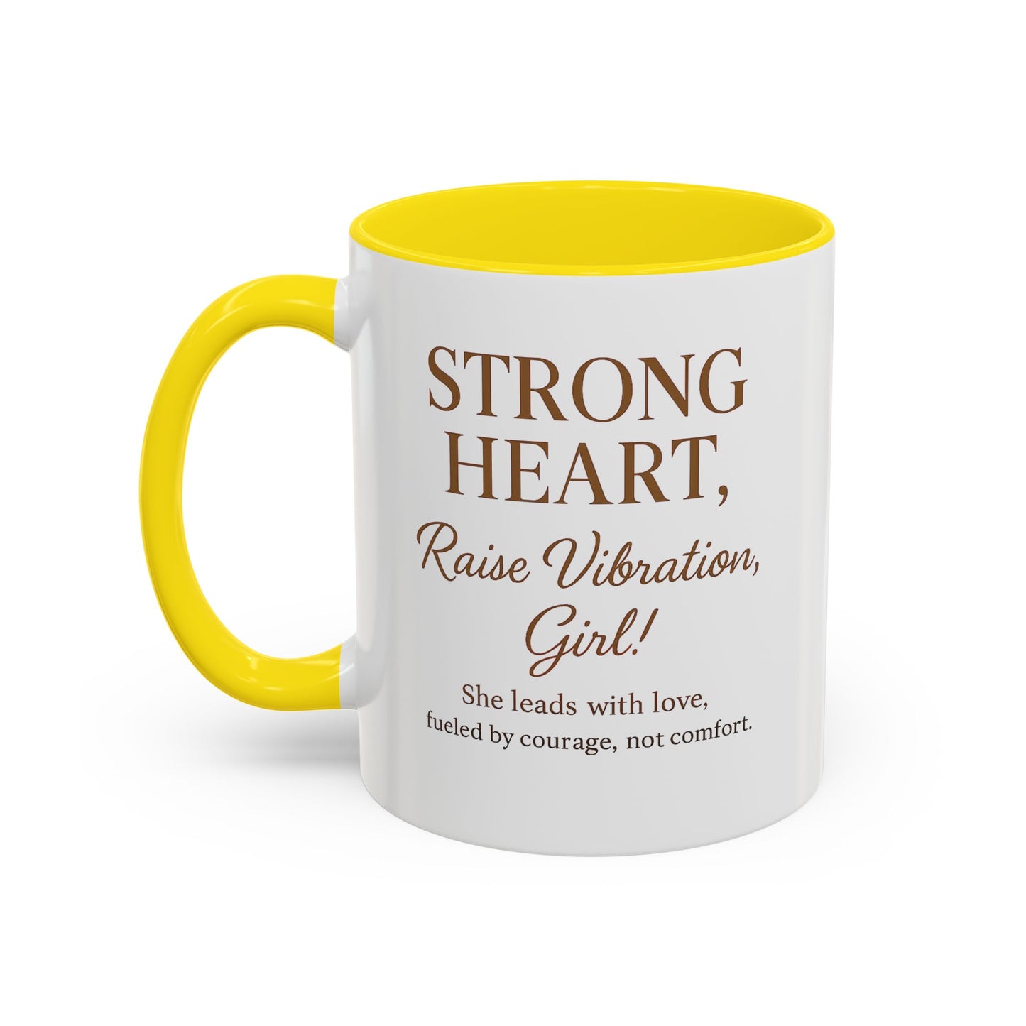 Strong Heart Accent Coffee Mug