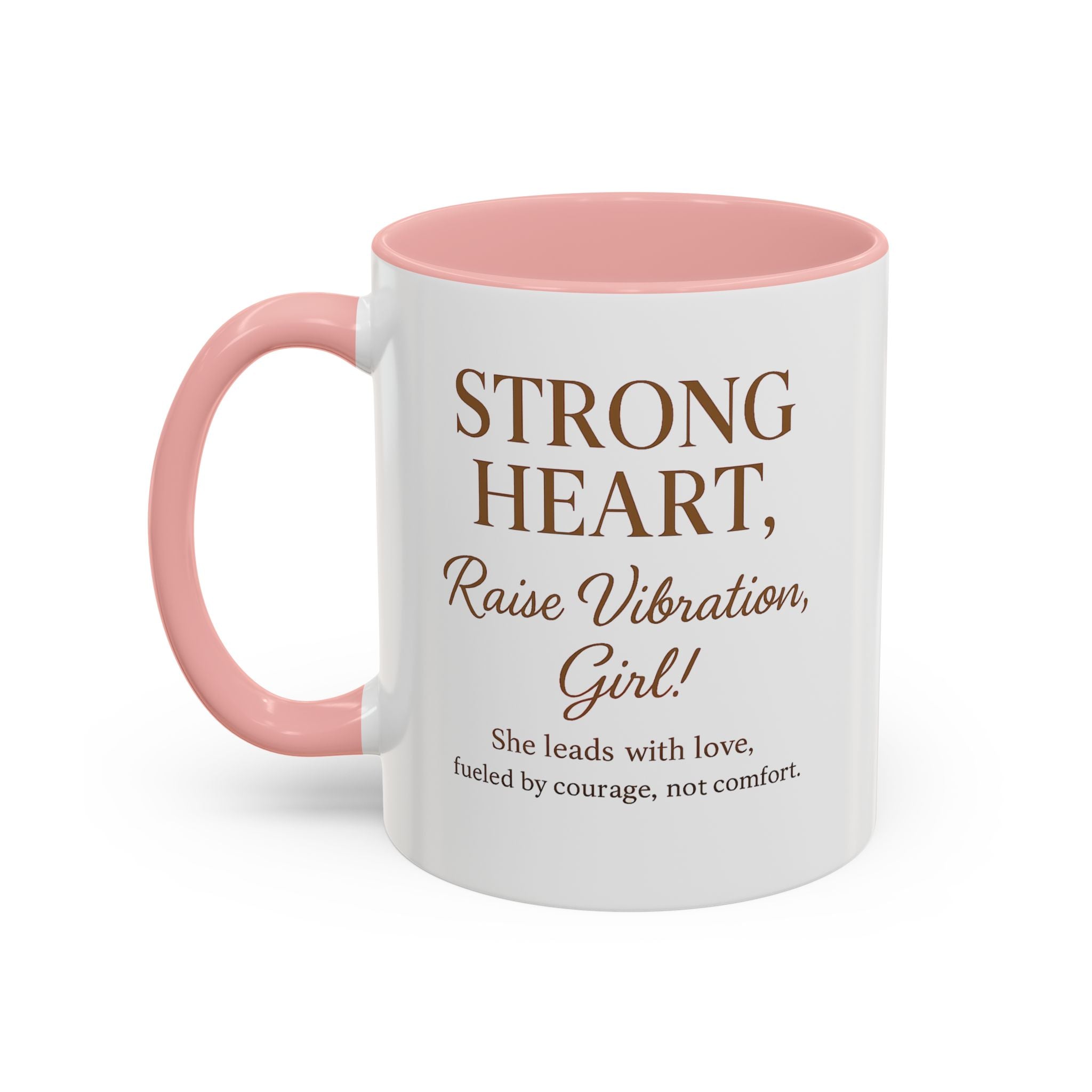 Strong Heart Accent Coffee Mug