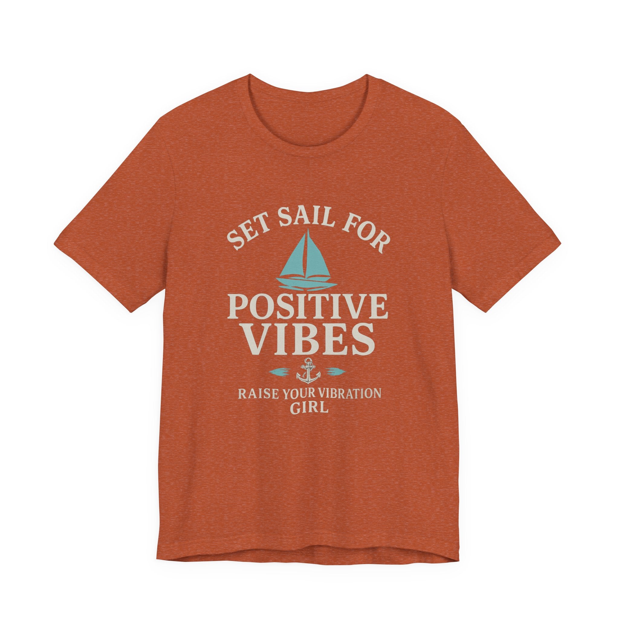 Positive Vibes Unisex Jersey Short Sleeve Tee