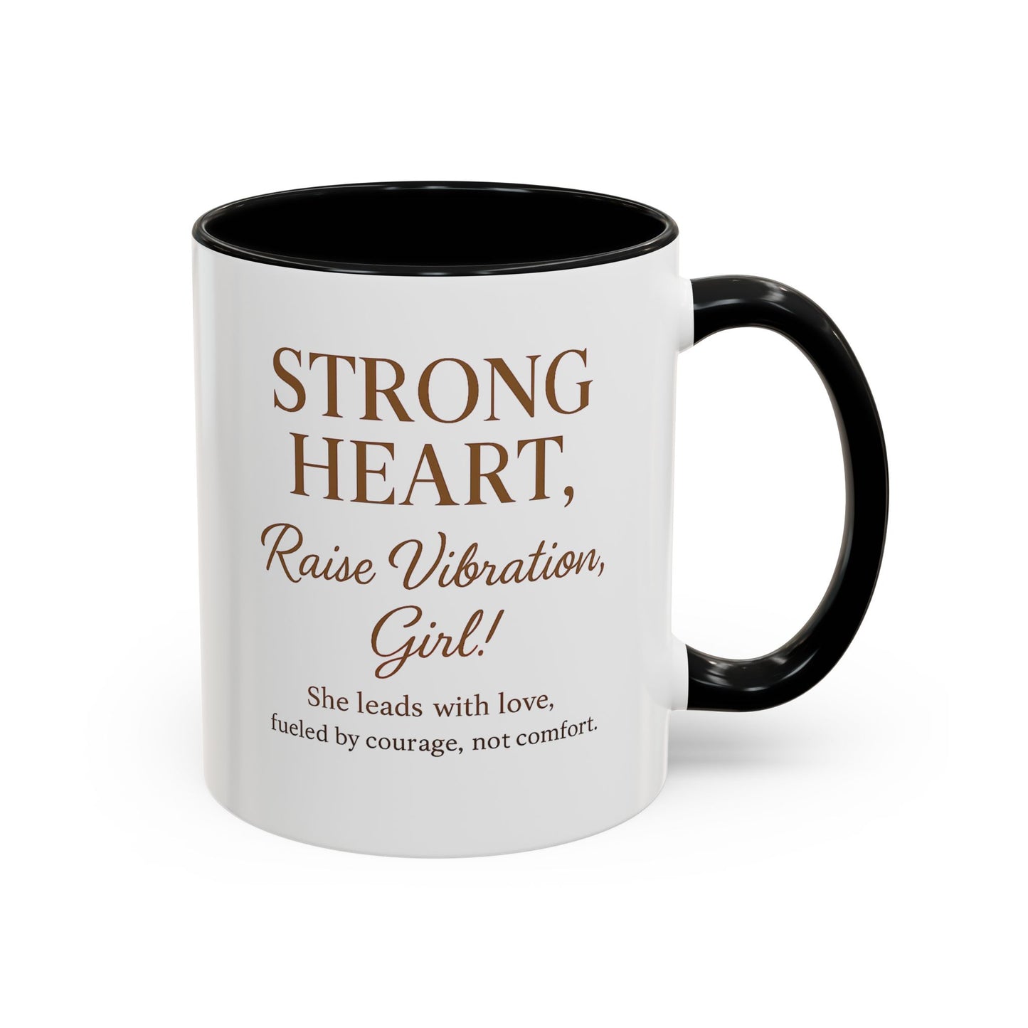 Strong Heart Accent Coffee Mug