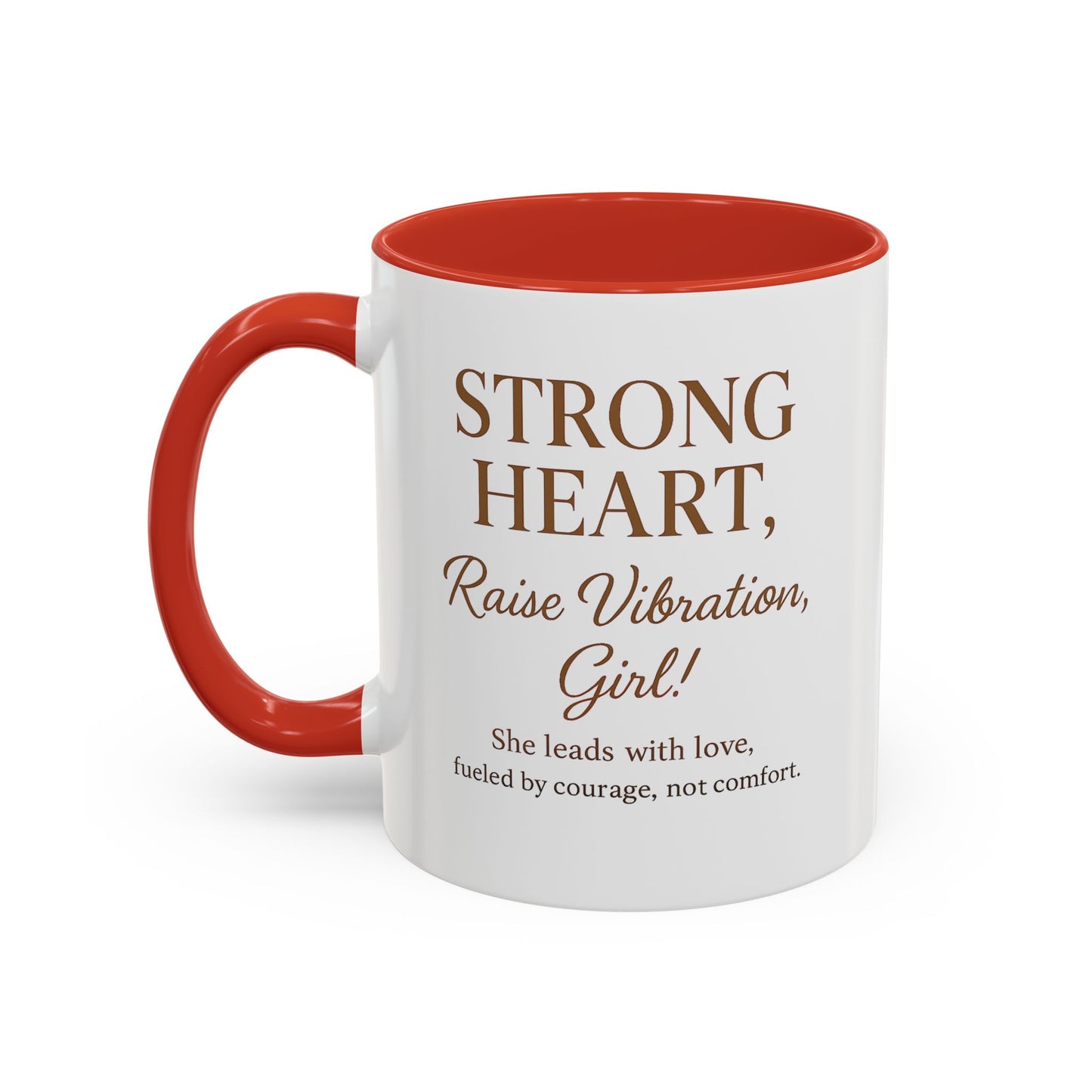 Strong Heart Accent Coffee Mug