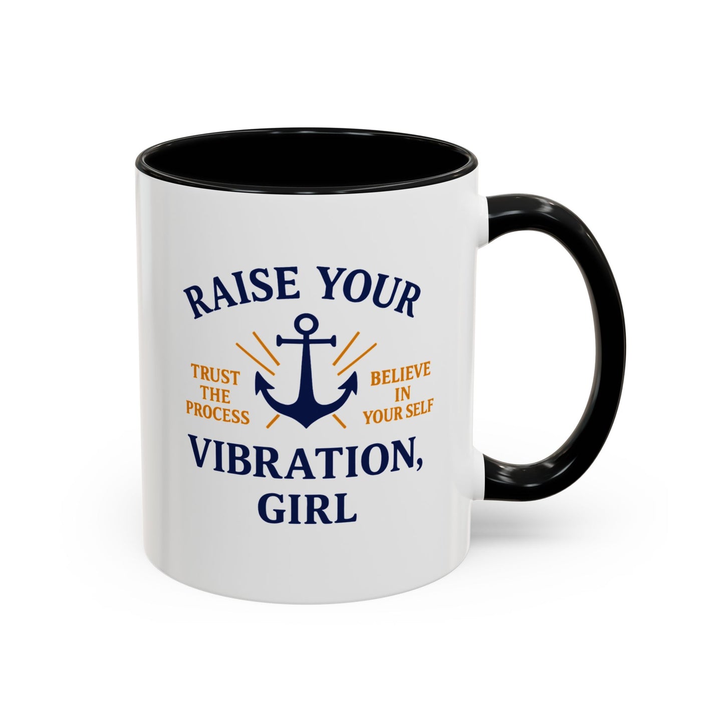 Raise Your Vibration Accent Coffee Mug