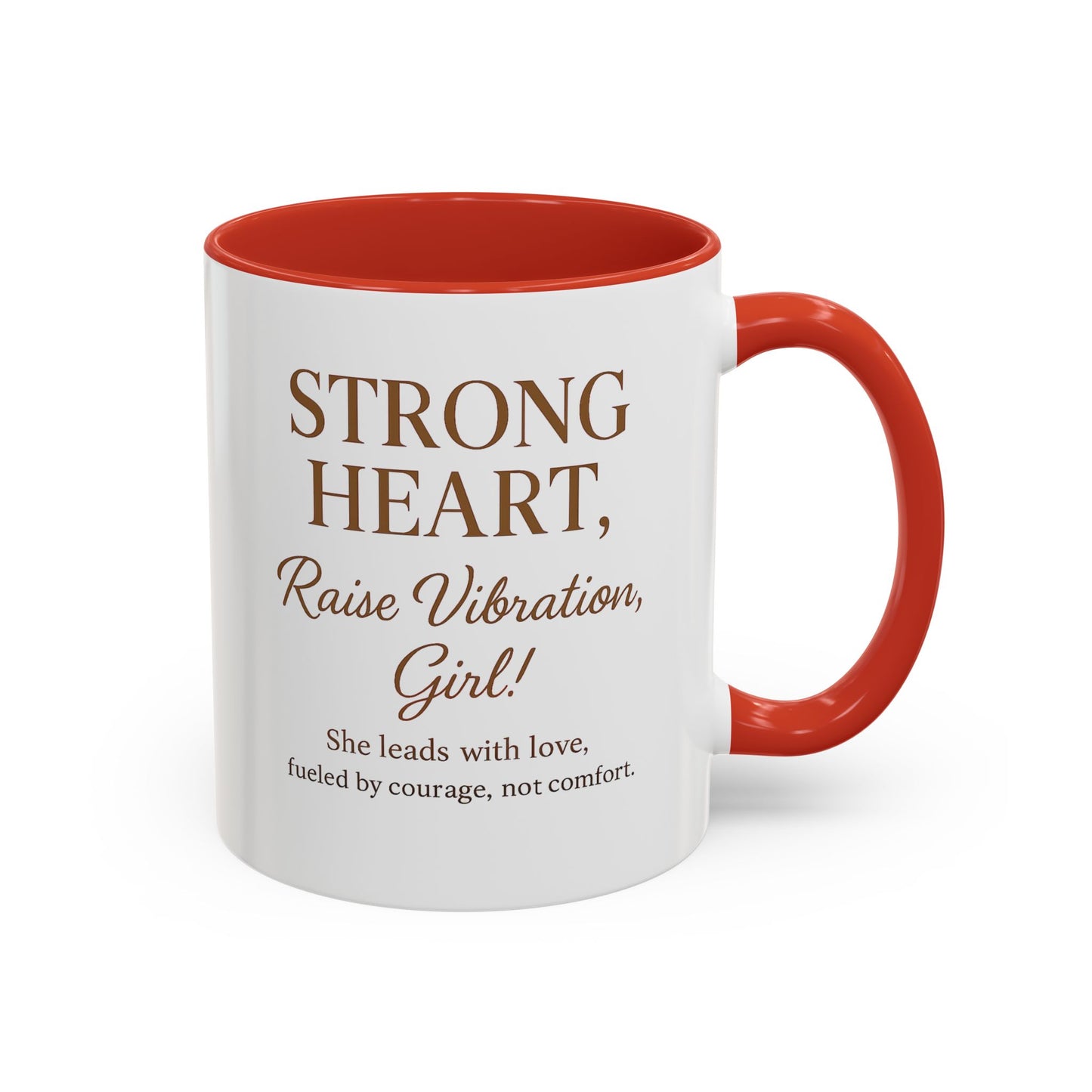 Strong Heart Accent Coffee Mug