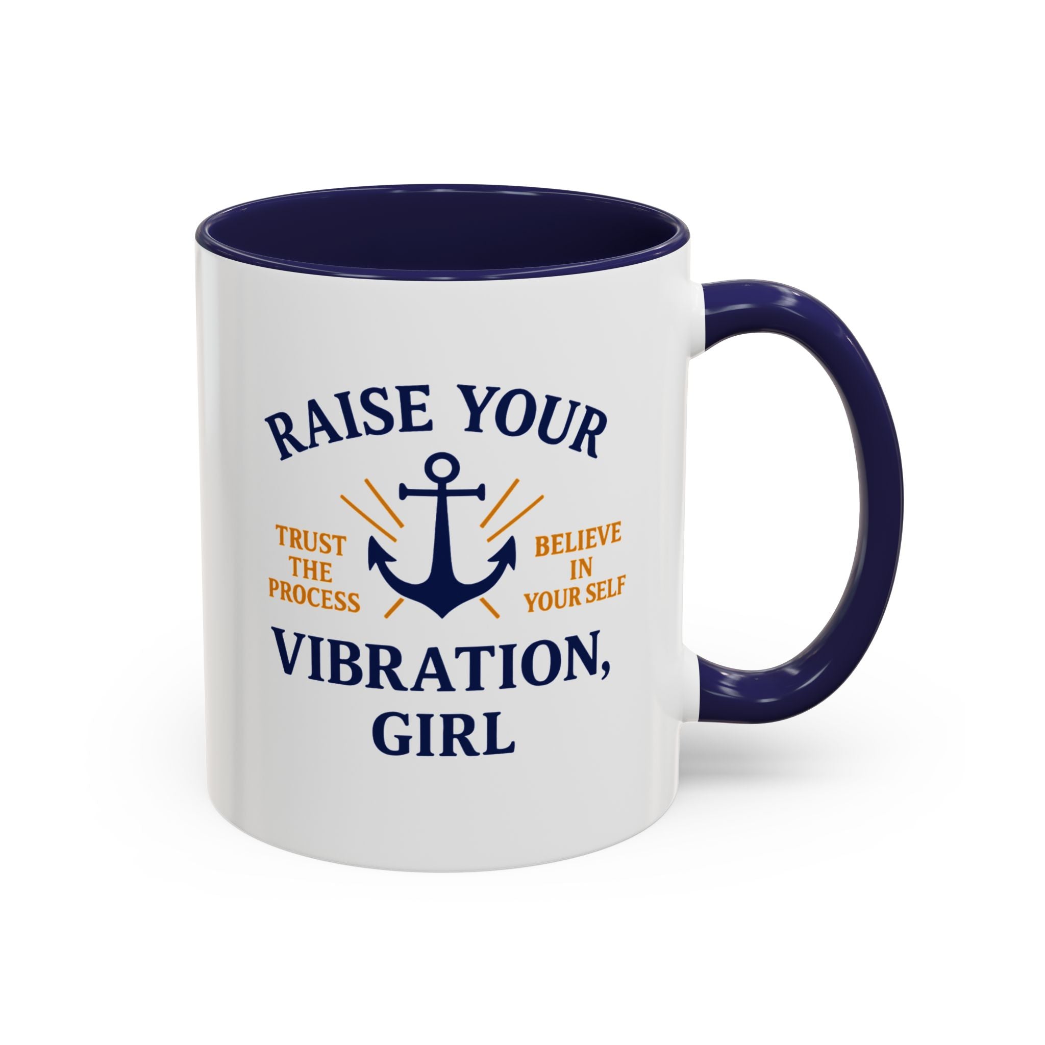 Raise Your Vibration Accent Coffee Mug