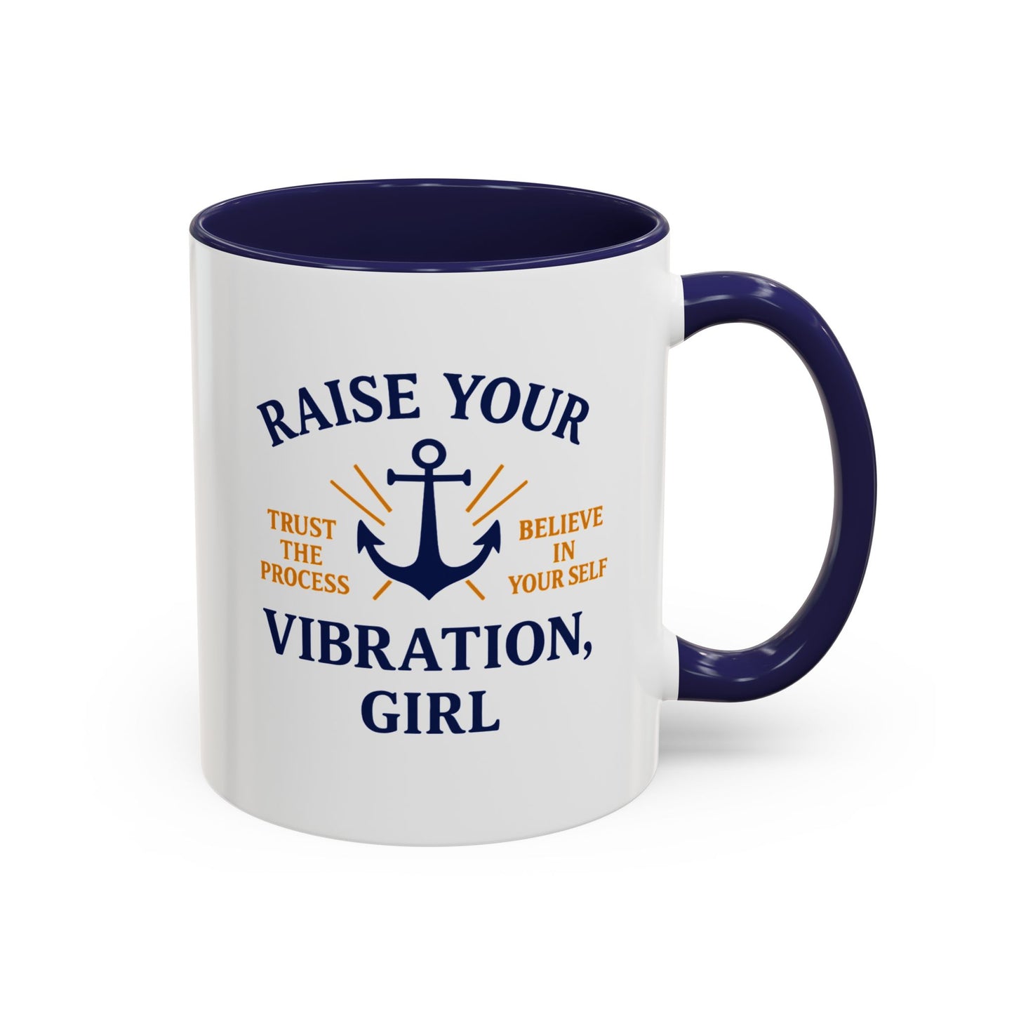 Raise Your Vibration Accent Coffee Mug