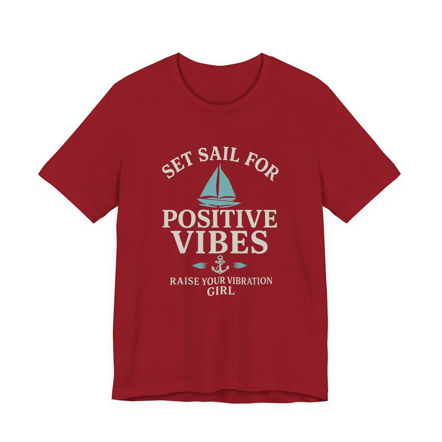 Positive Vibes Unisex Jersey Short Sleeve Tee