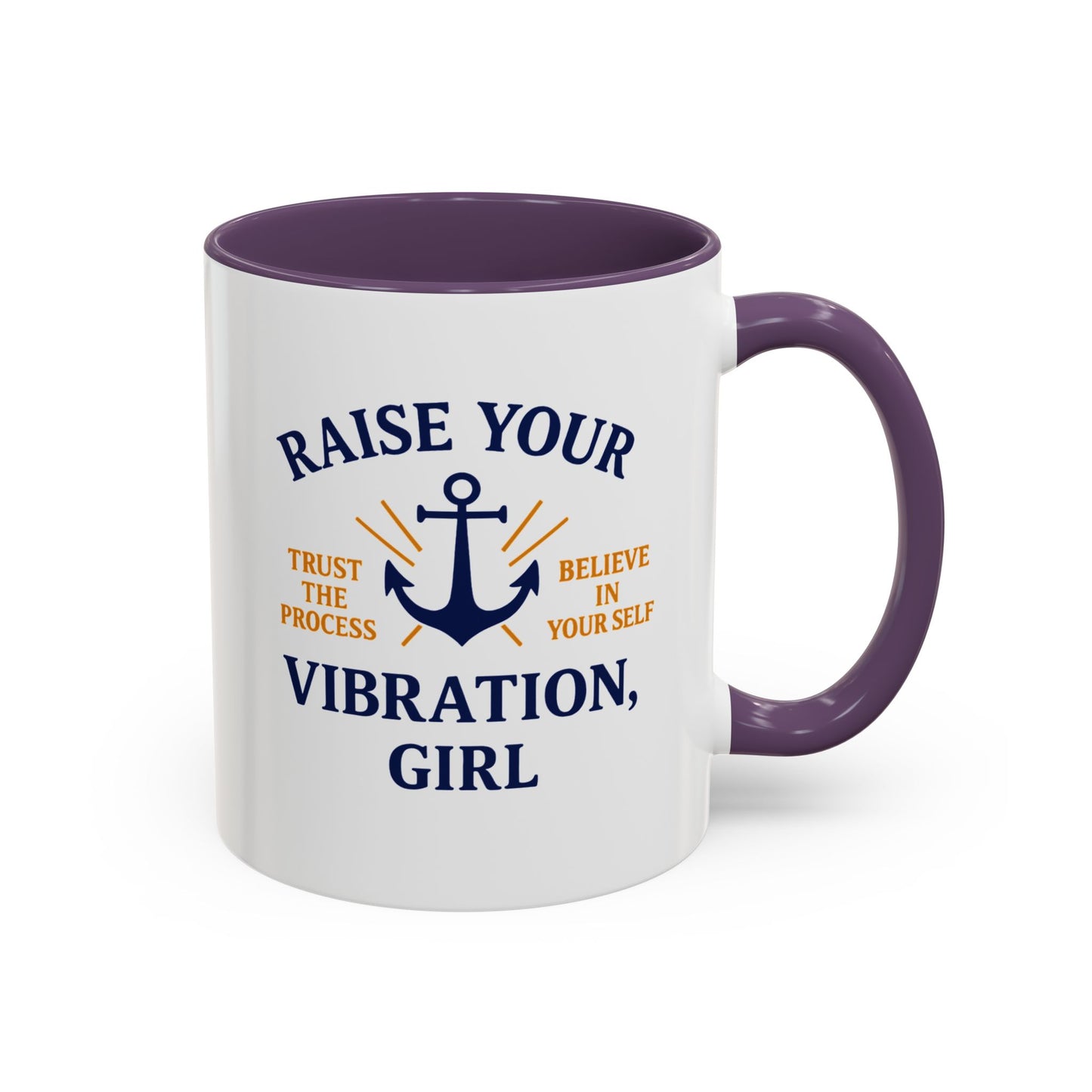 Raise Your Vibration Accent Coffee Mug
