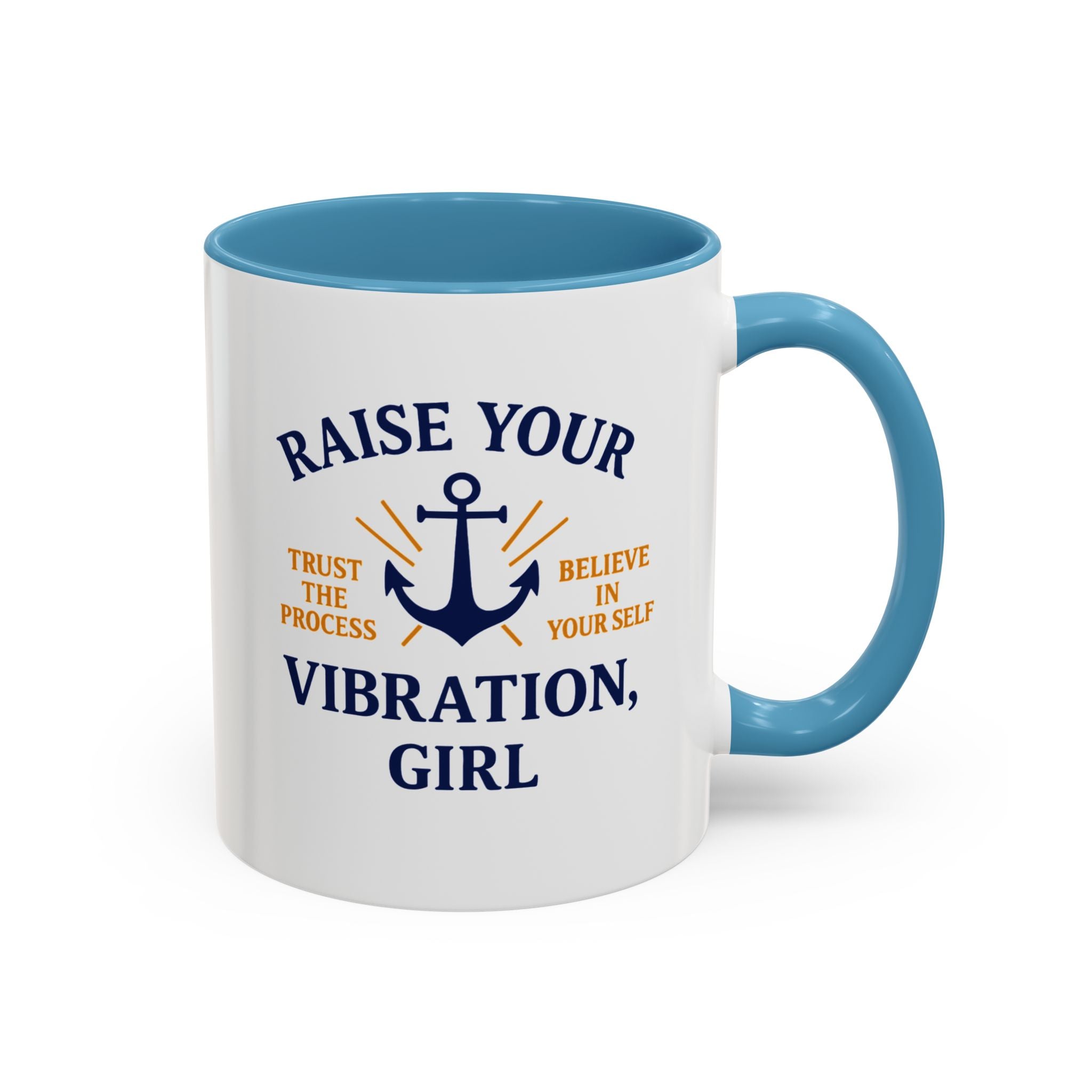 Raise Your Vibration Accent Coffee Mug