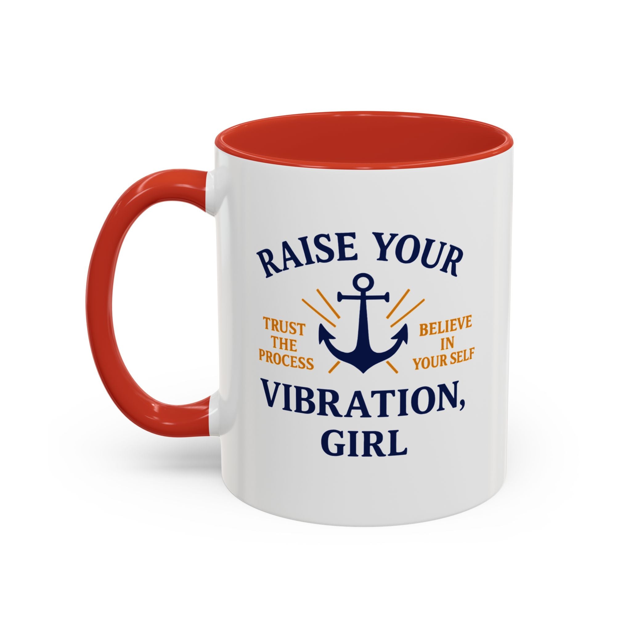 Raise Your Vibration Accent Coffee Mug
