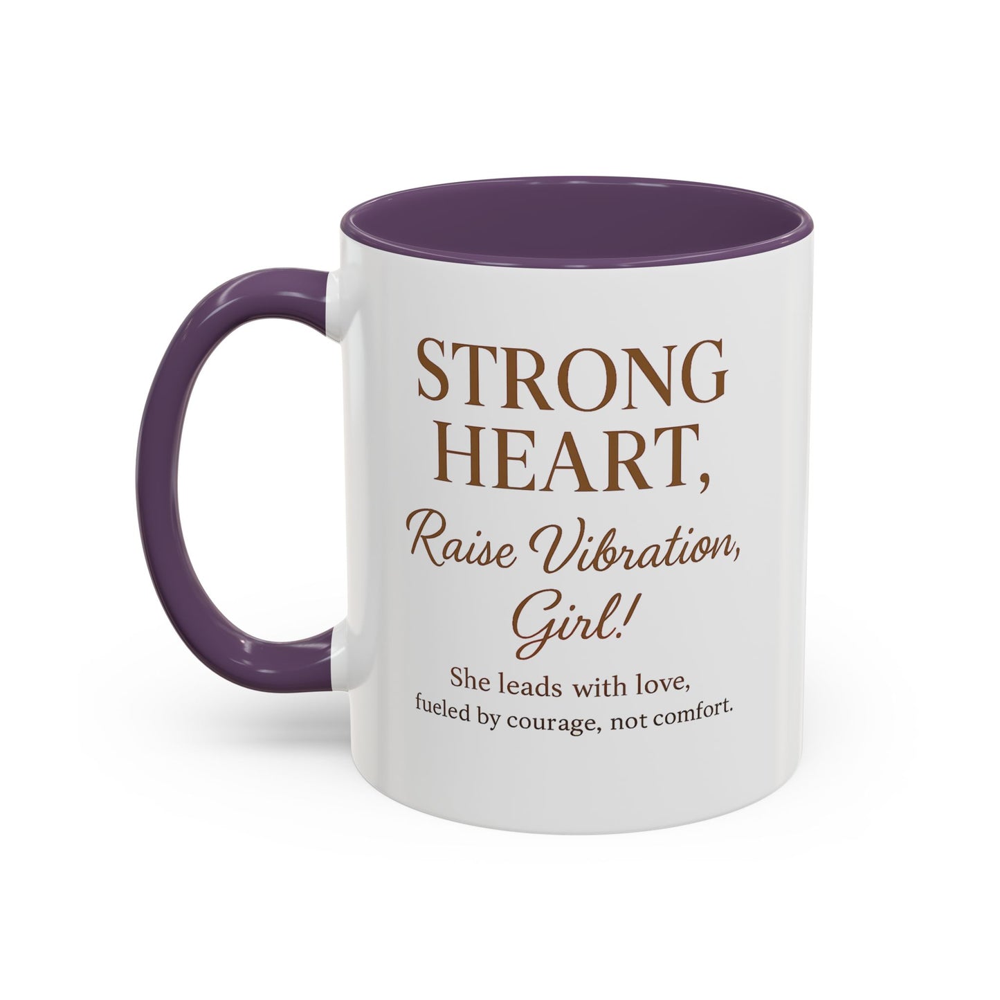 Strong Heart Accent Coffee Mug