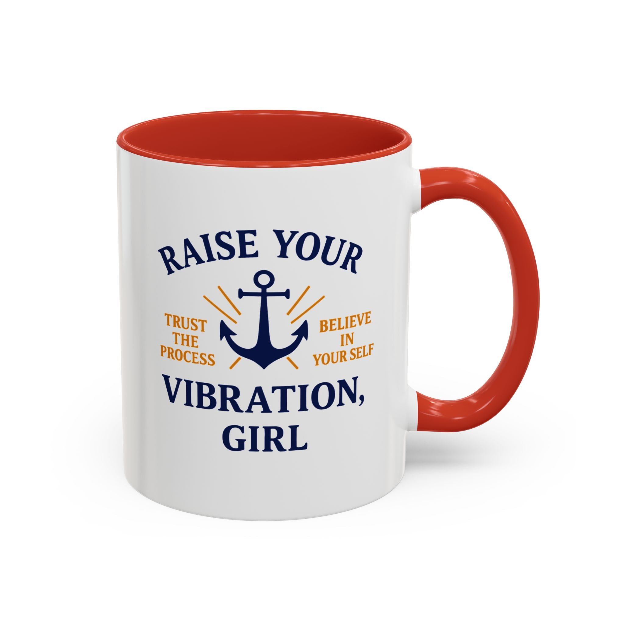 Raise Your Vibration Accent Coffee Mug
