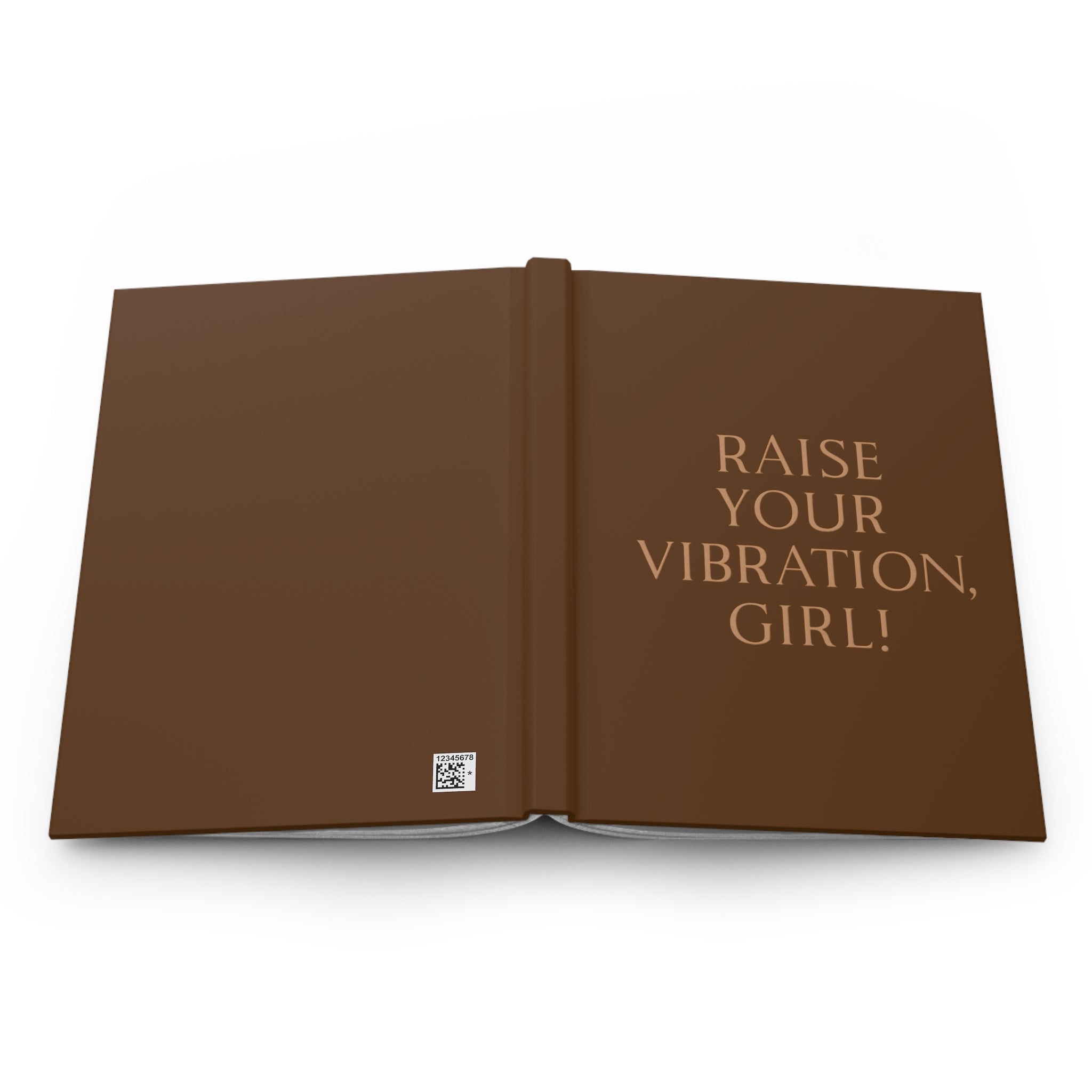 Raise Your Vibration Girl Hardcover Journal Matte