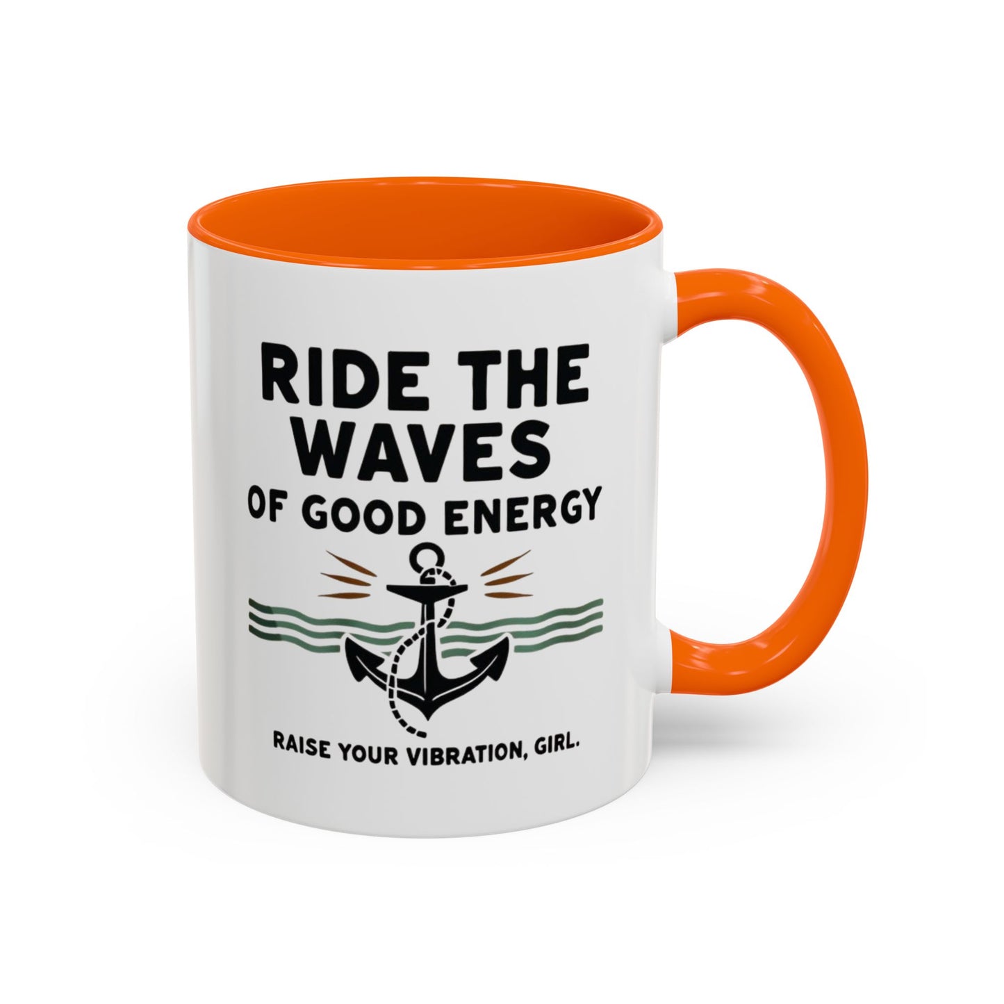 Ride The Waves Accent Coffee Mug