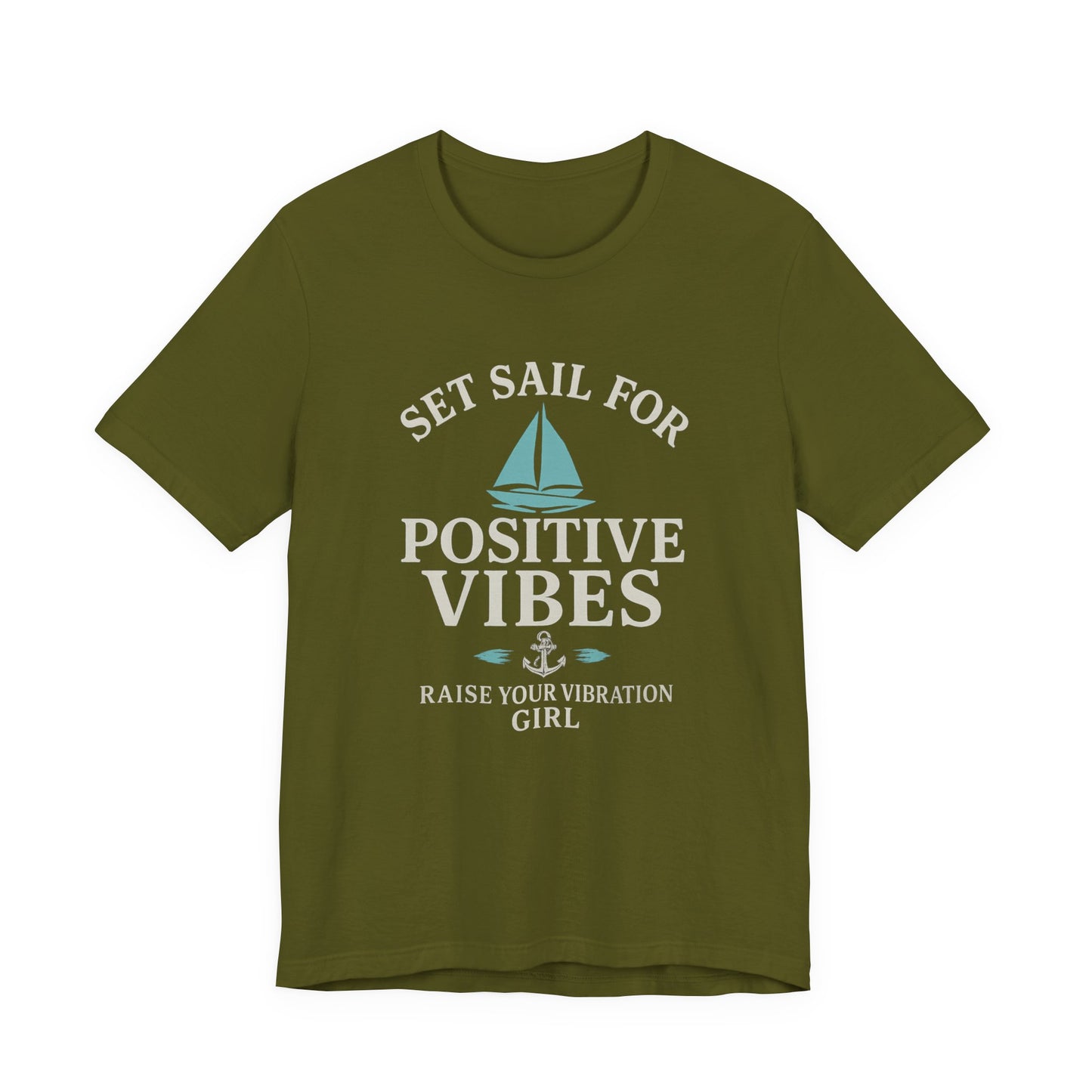 Positive Vibes Unisex Jersey Short Sleeve Tee