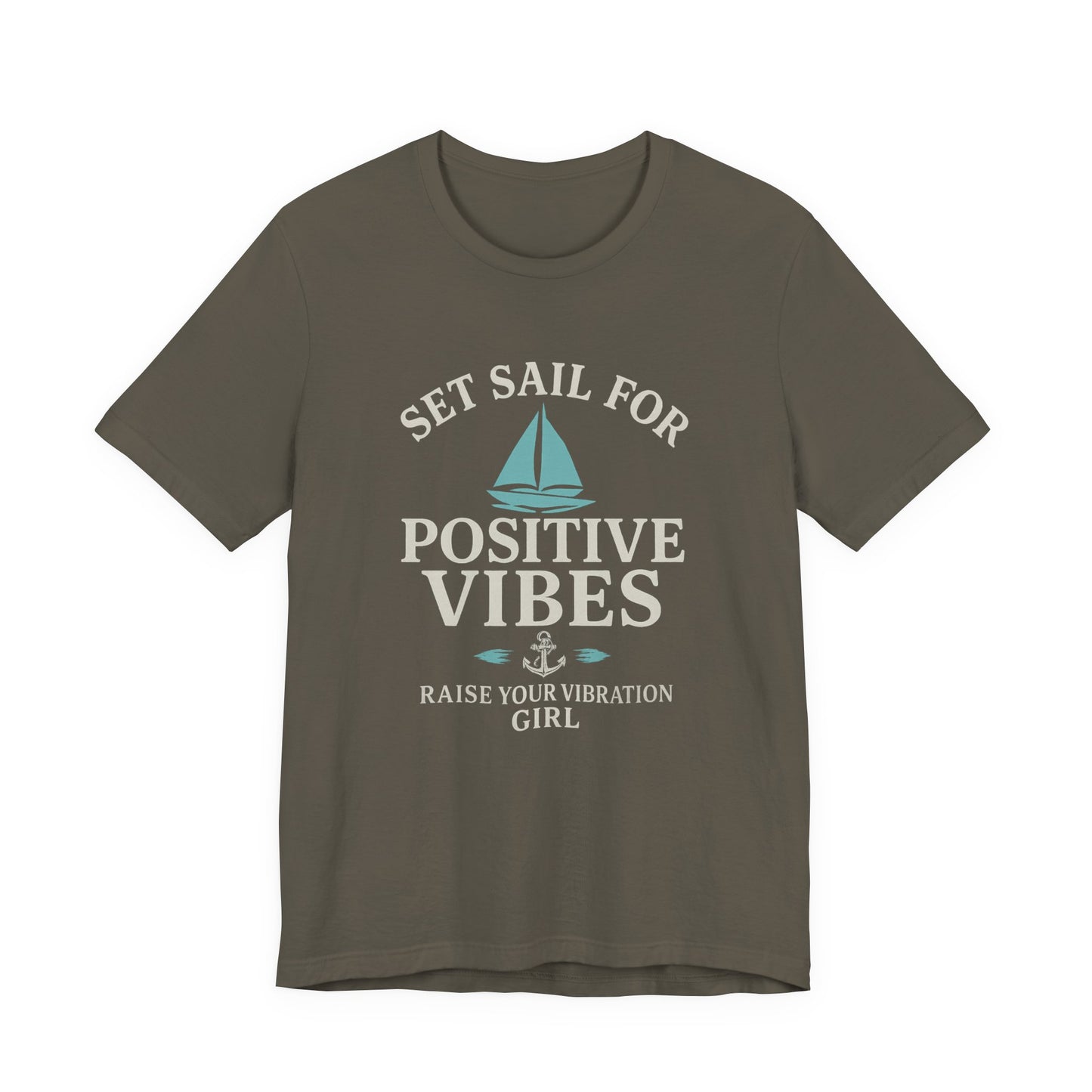 Positive Vibes Unisex Jersey Short Sleeve Tee