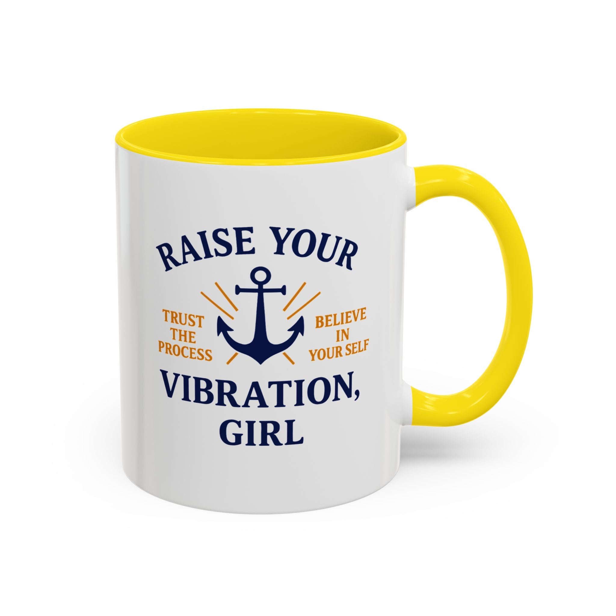 Raise Your Vibration Accent Coffee Mug