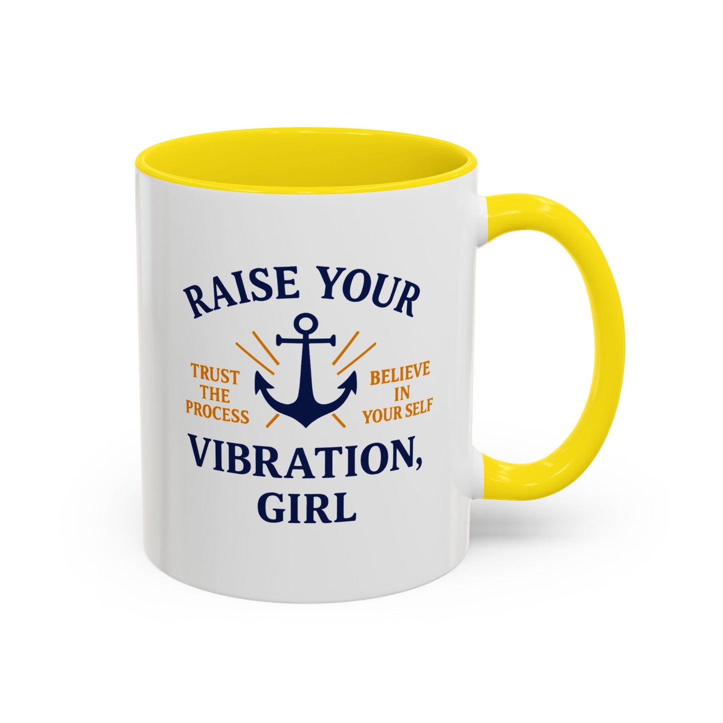 Raise Your Vibration Accent Coffee Mug