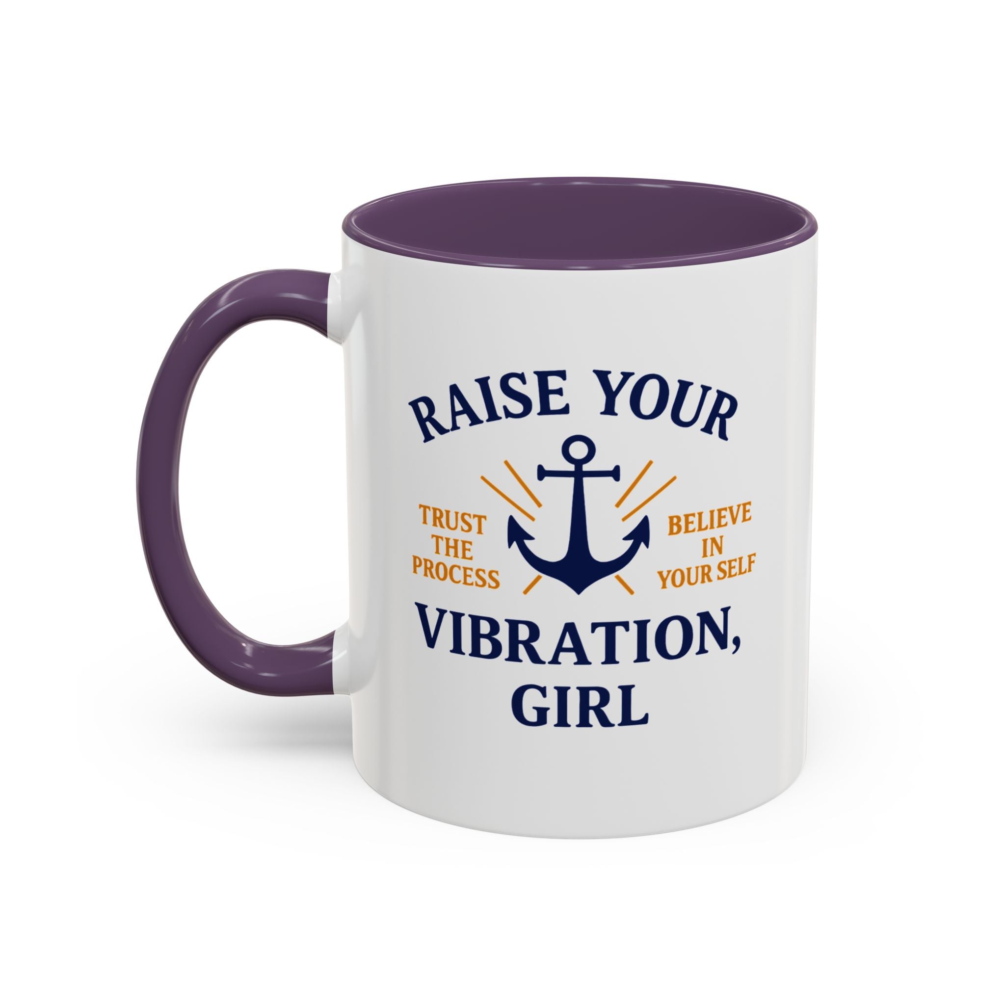 Raise Your Vibration Accent Coffee Mug