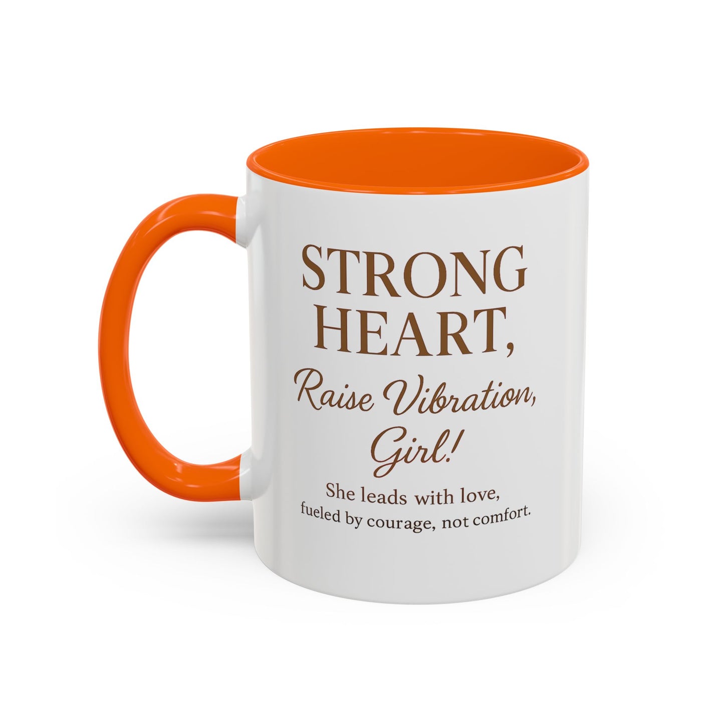 Strong Heart Accent Coffee Mug
