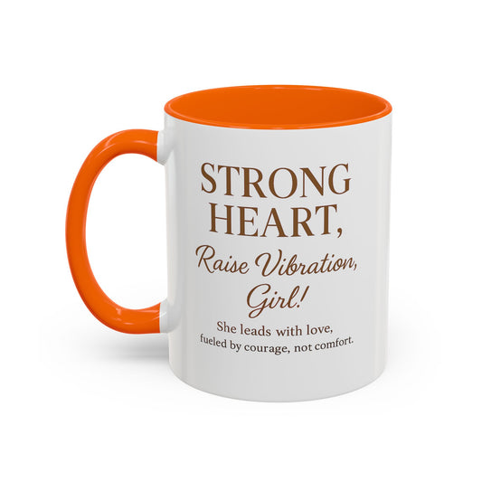 Strong Heart Accent Coffee Mug
