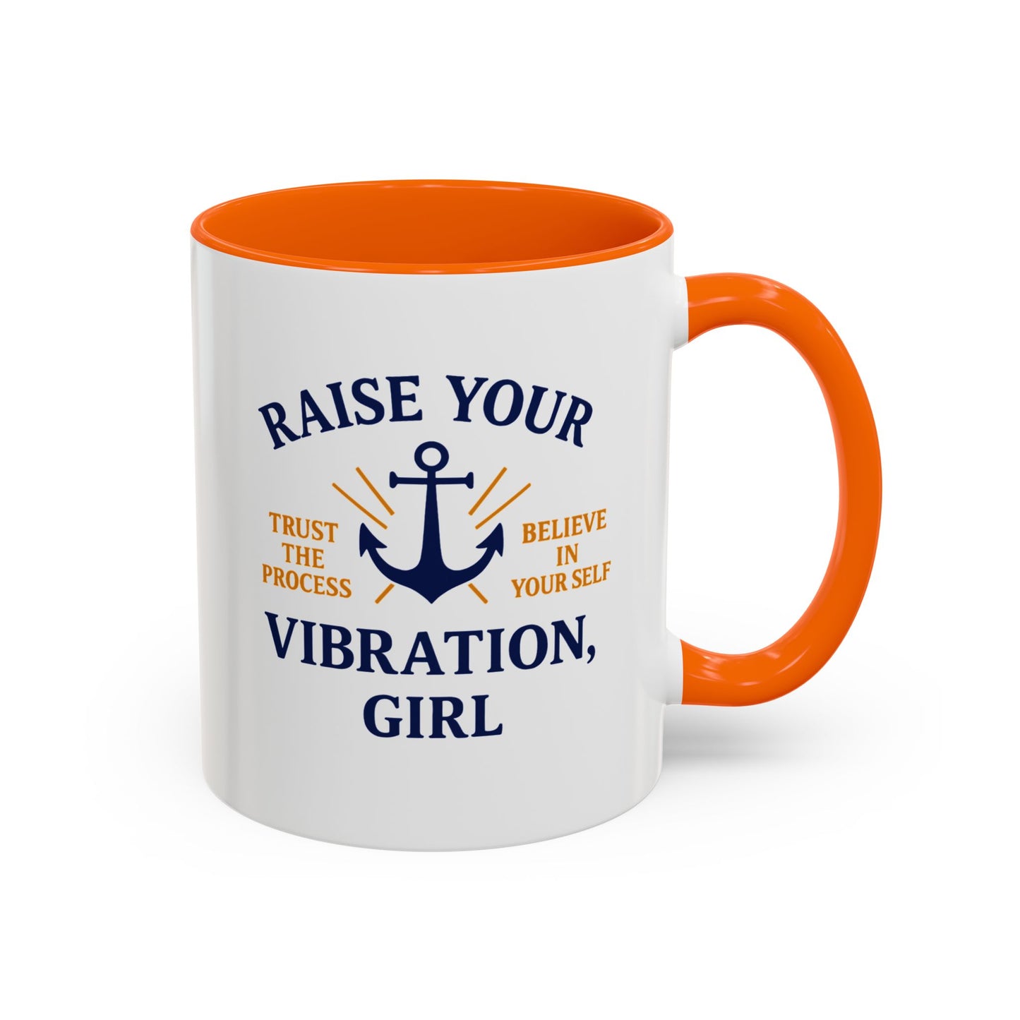 Raise Your Vibration Accent Coffee Mug