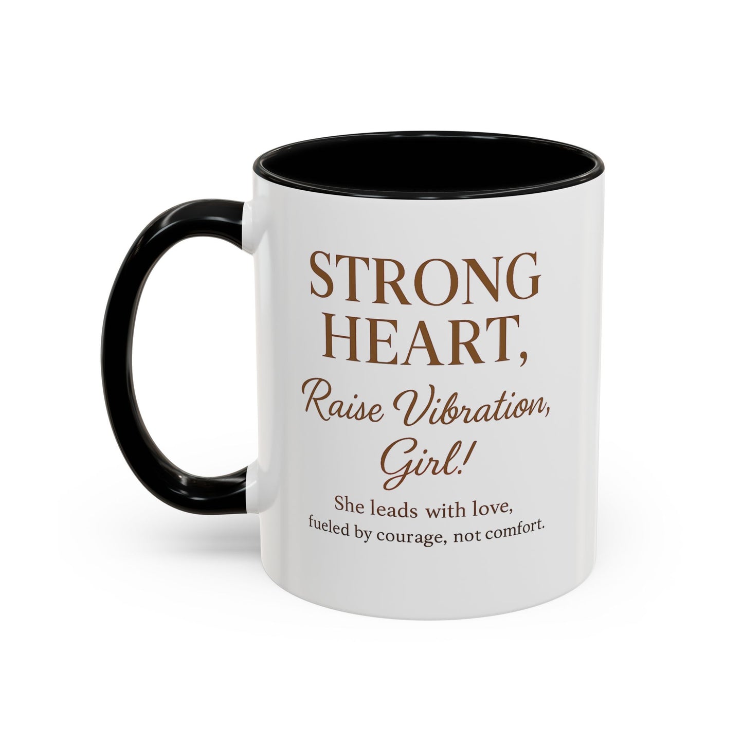Strong Heart Accent Coffee Mug