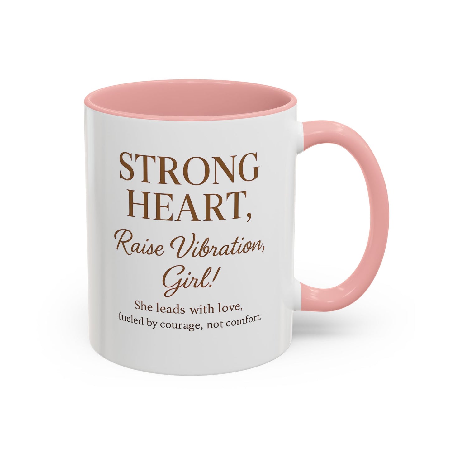 Strong Heart Accent Coffee Mug