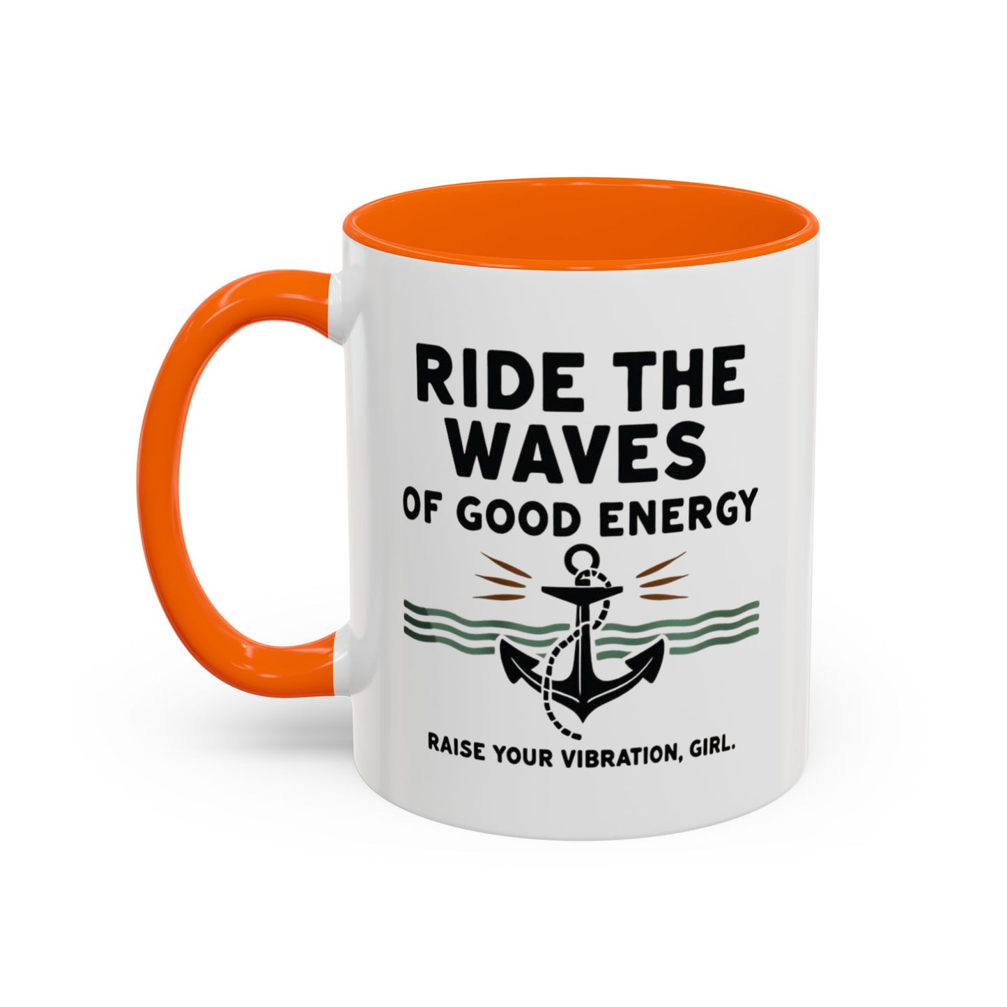 Ride The Waves Accent Coffee Mug