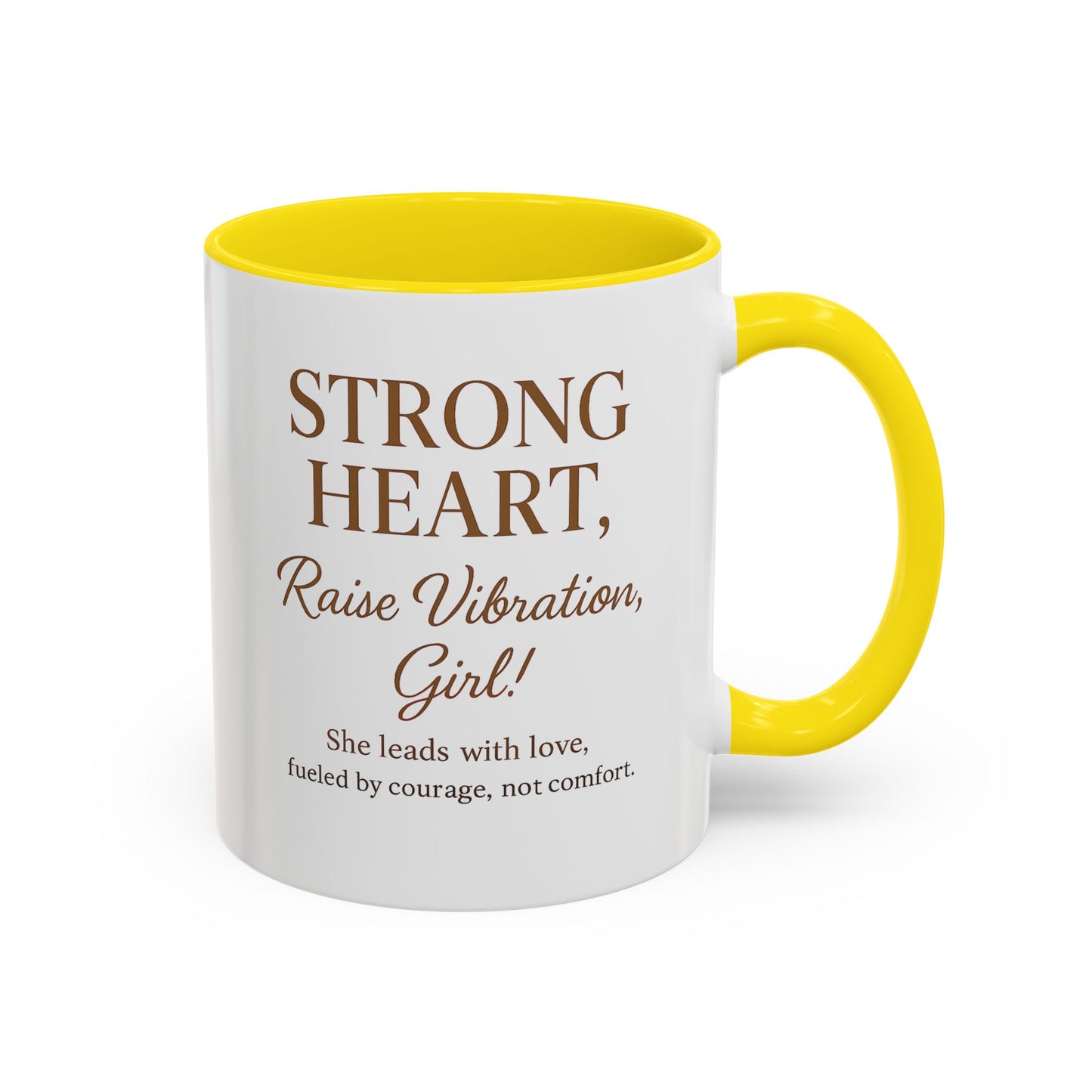 Strong Heart Accent Coffee Mug