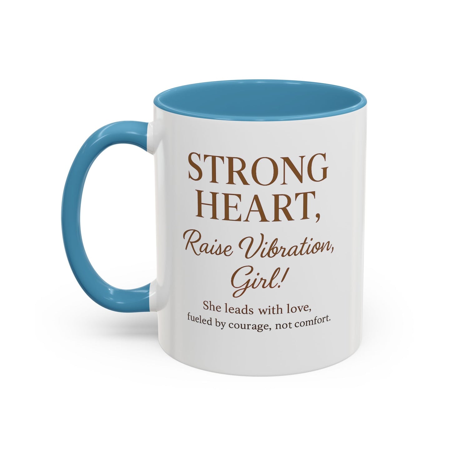 Strong Heart Accent Coffee Mug