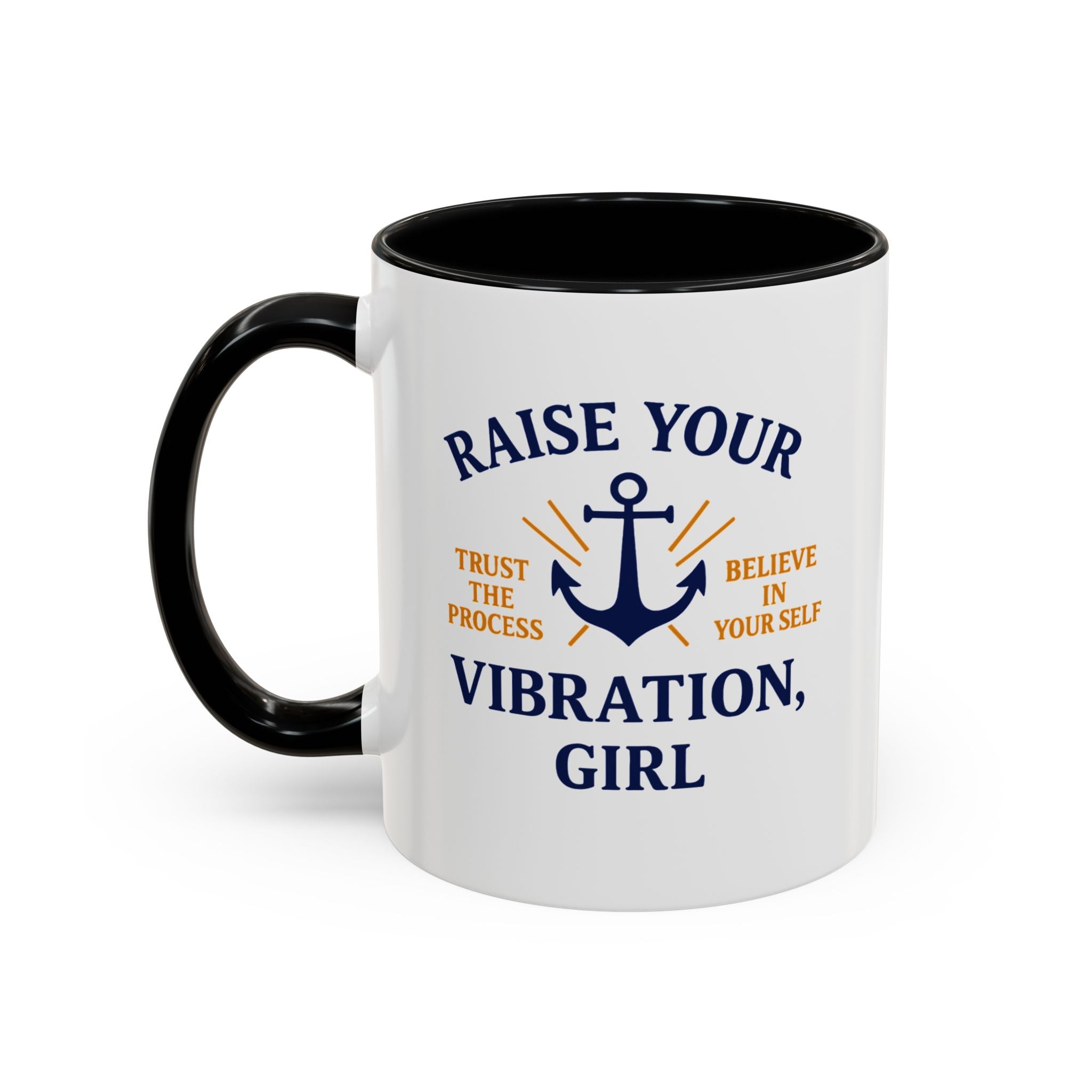 Raise Your Vibration Accent Coffee Mug
