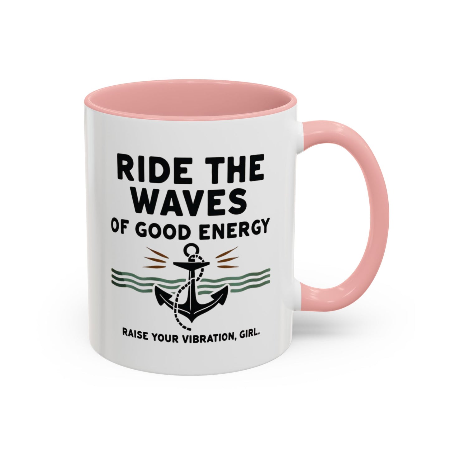 Ride The Waves Accent Coffee Mug