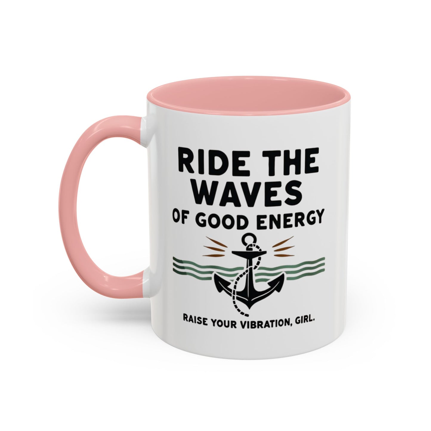 Ride The Waves Accent Coffee Mug