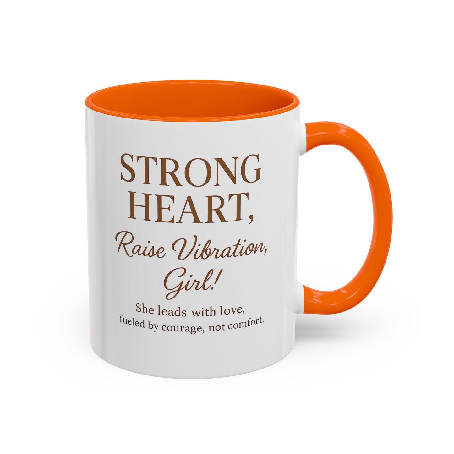 Strong Heart Accent Coffee Mug