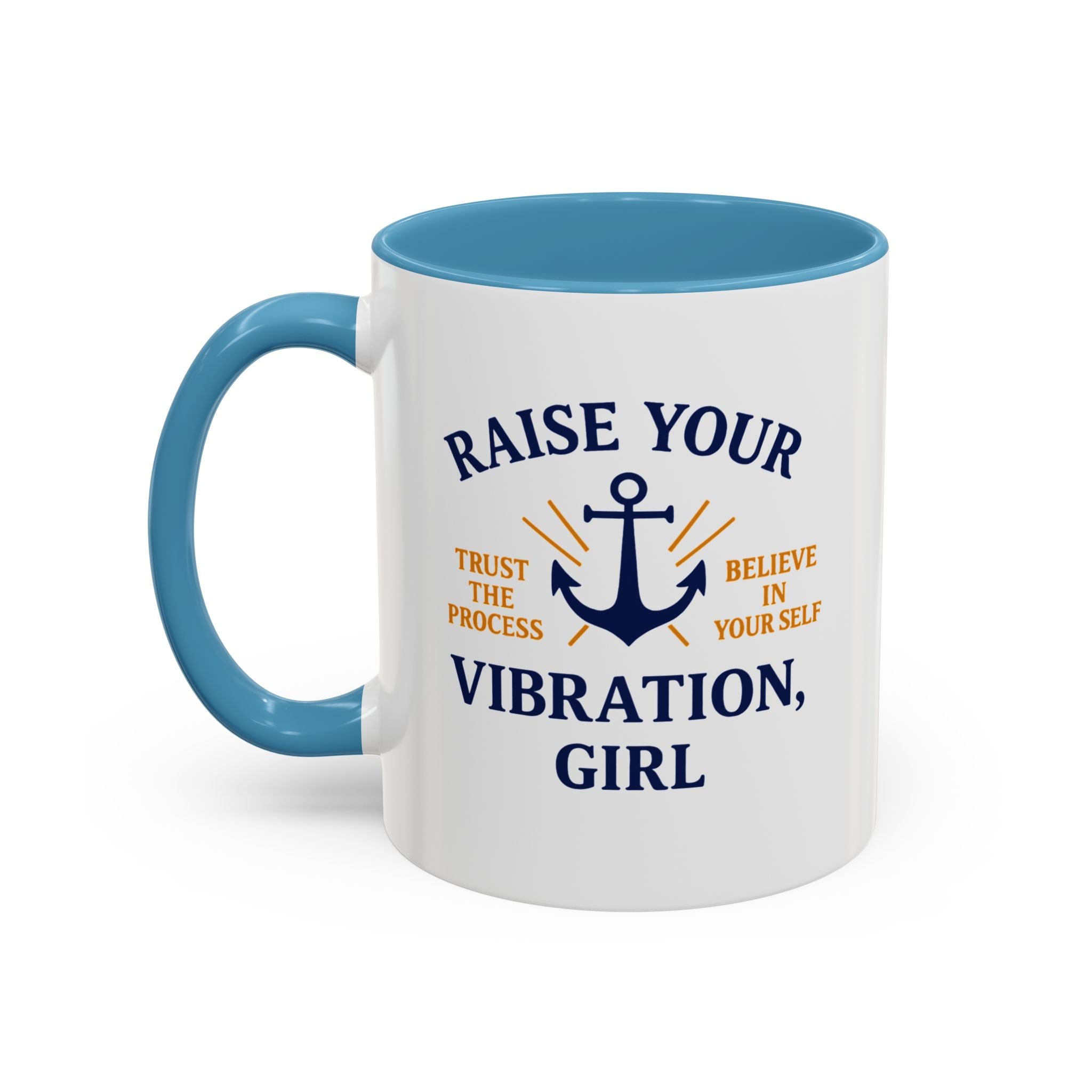 Raise Your Vibration Accent Coffee Mug