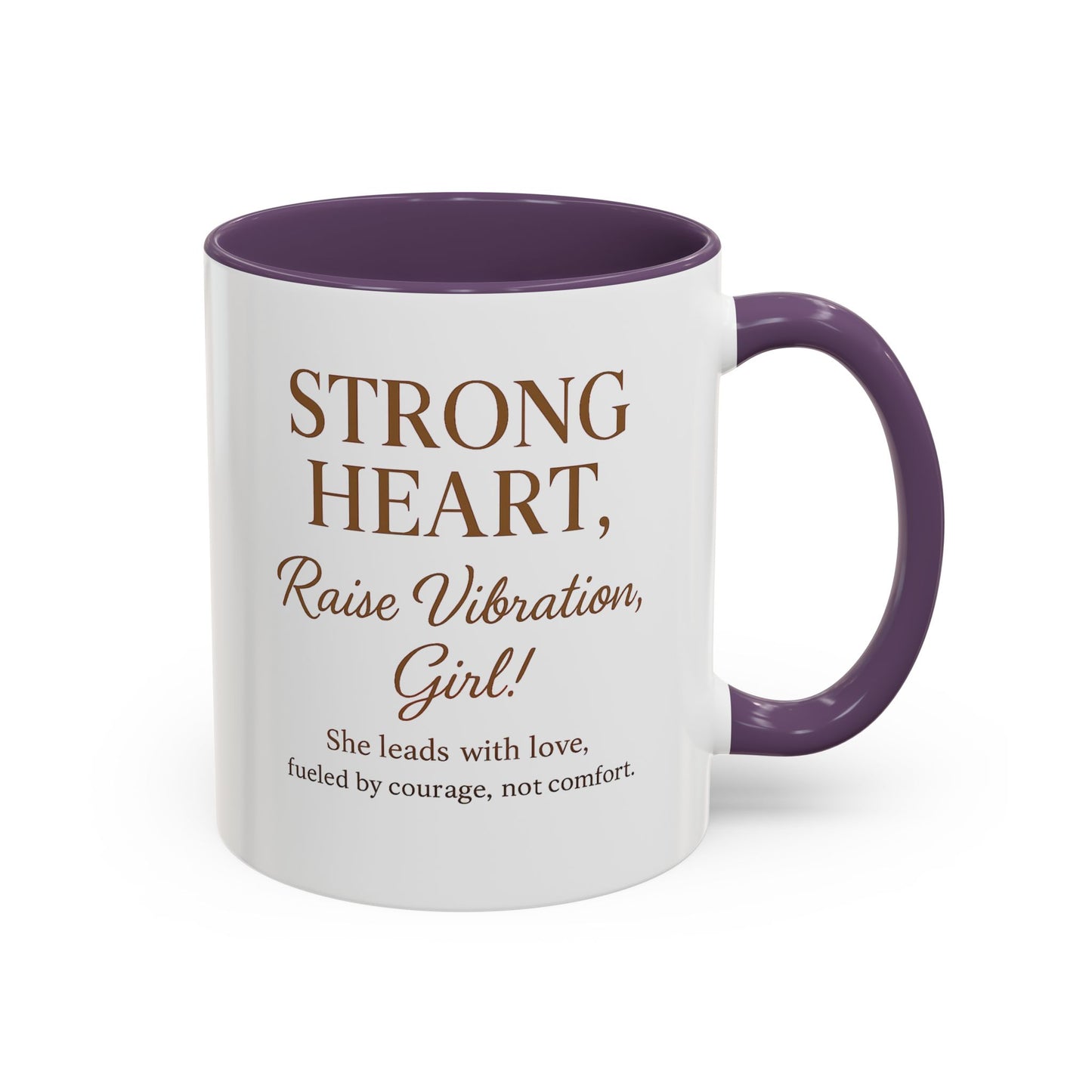Strong Heart Accent Coffee Mug