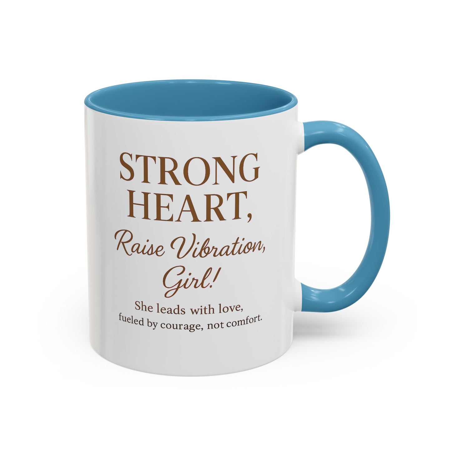 Strong Heart Accent Coffee Mug